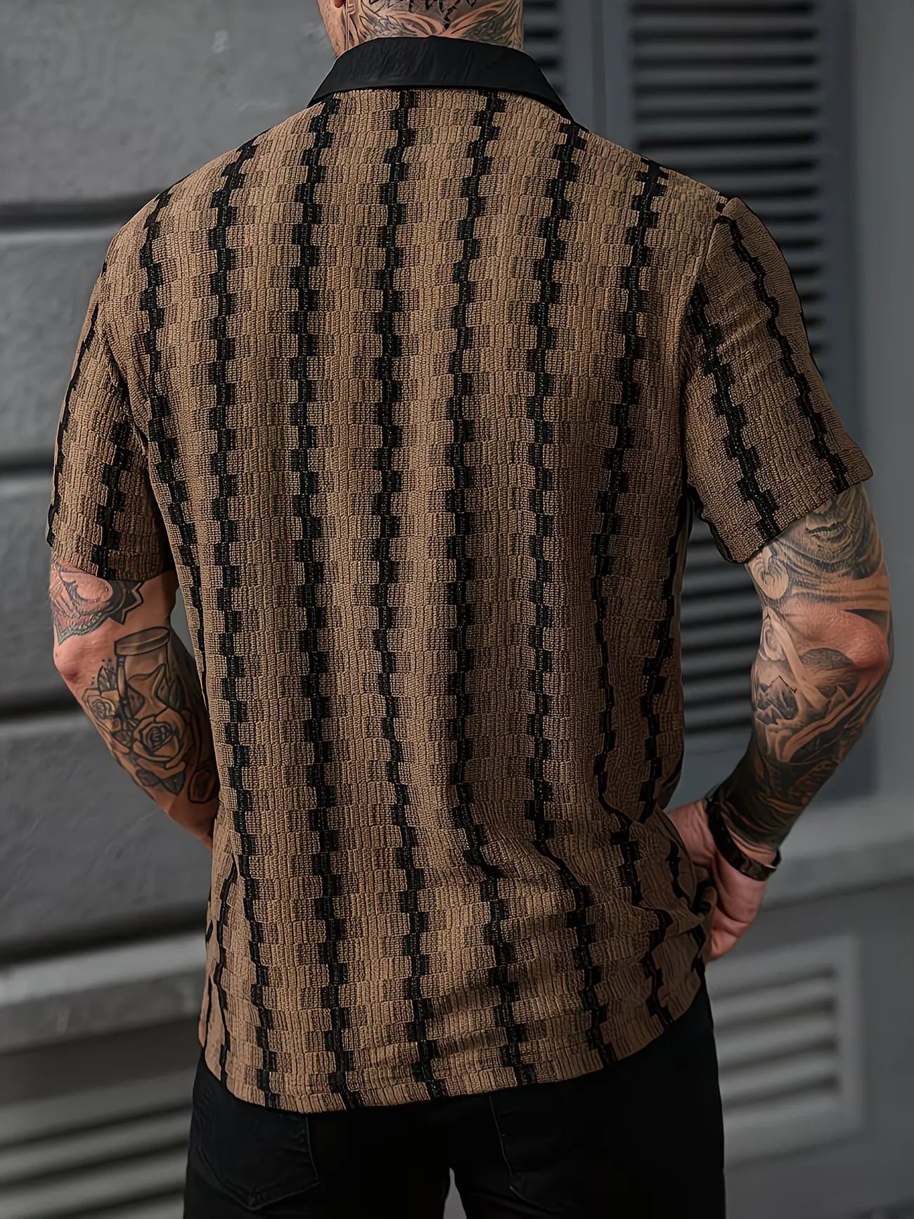 [Stylish Plaid Shirt] Stylish & Elegant Men'S Plaid Shirt - Casual and Versatile Quick Dry Golf