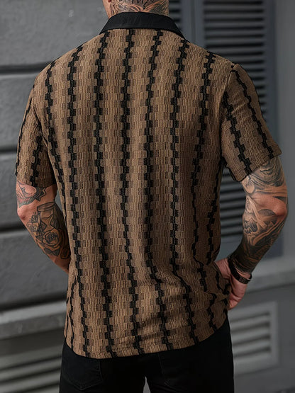[Stylish Plaid Shirt] Stylish & Elegant Men'S Plaid Shirt - Casual and Versatile Quick Dry Golf