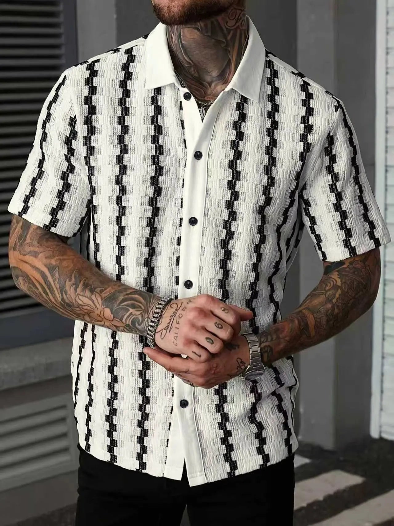 [Stylish Plaid Shirt] Stylish & Elegant Men'S Plaid Shirt - Casual and Versatile Quick Dry Golf